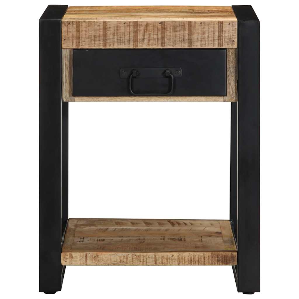 vidaXL Side Table 40x40x50 cm Στερεό ακατέργαστο ξύλο Mango