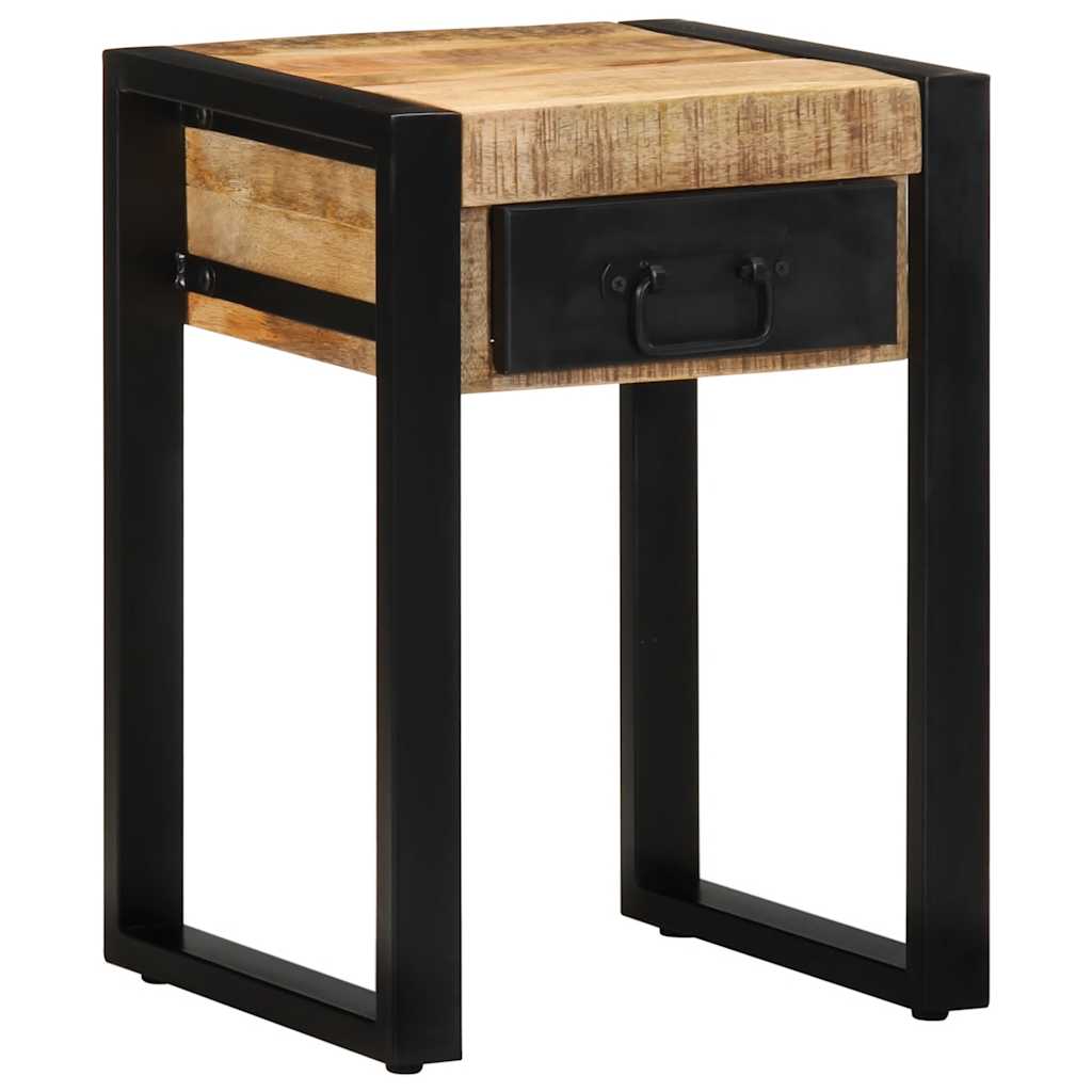 vidaXL Side Table 35x35x50 cm Στερεό ακατέργαστο ξύλο Mango