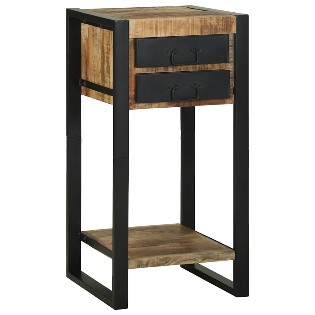 vidaXL End Table Καφέ 40 x 40 x 80 cm Στερεό ξύλο μάνγκο
