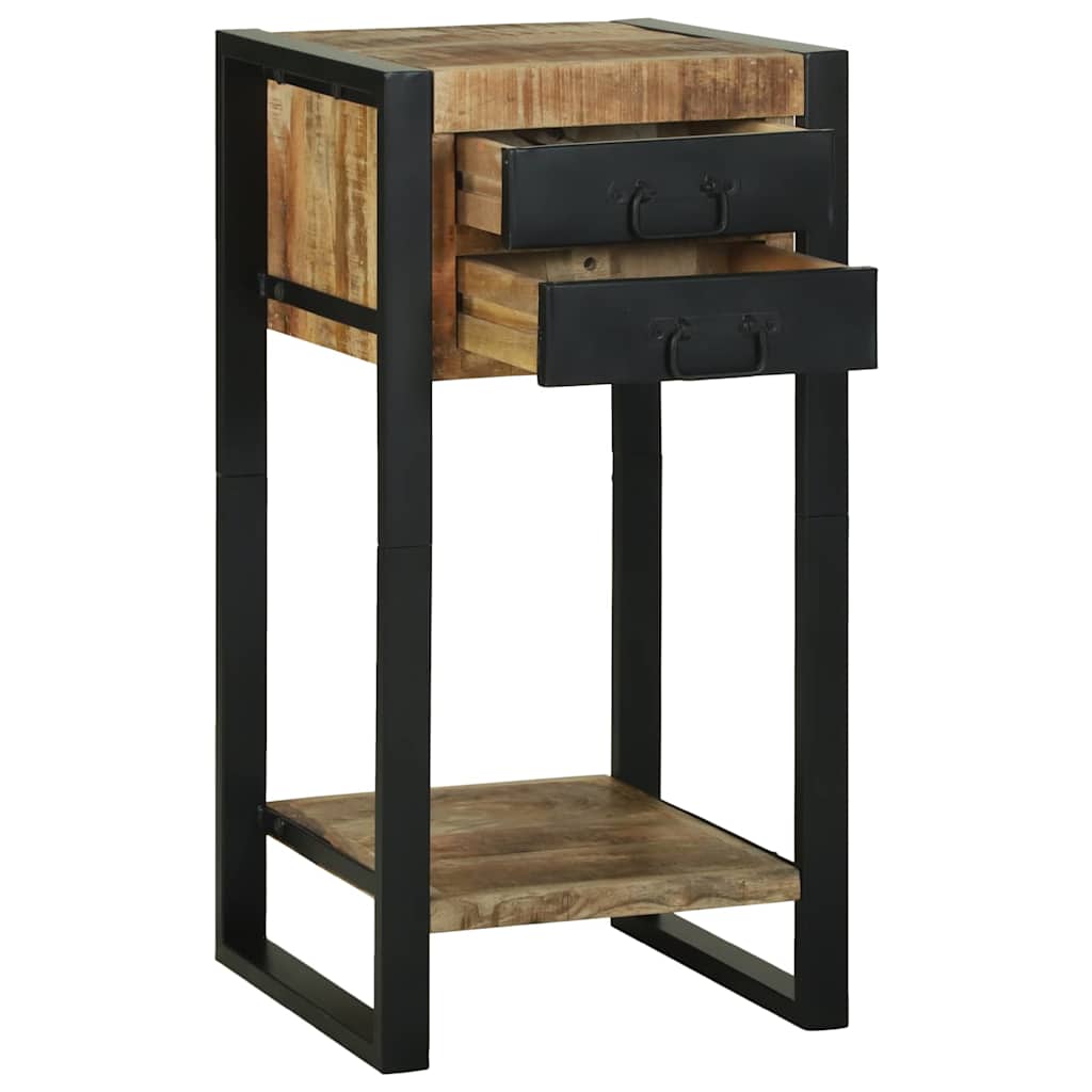 vidaXL End Table Καφέ 40 x 40 x 80 cm Στερεό ξύλο μάνγκο