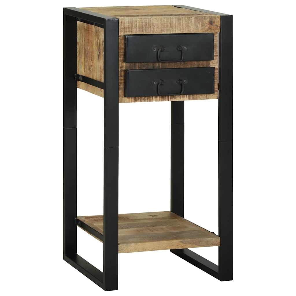 vidaXL End Table Καφέ 40 x 40 x 80 cm Στερεό ξύλο μάνγκο