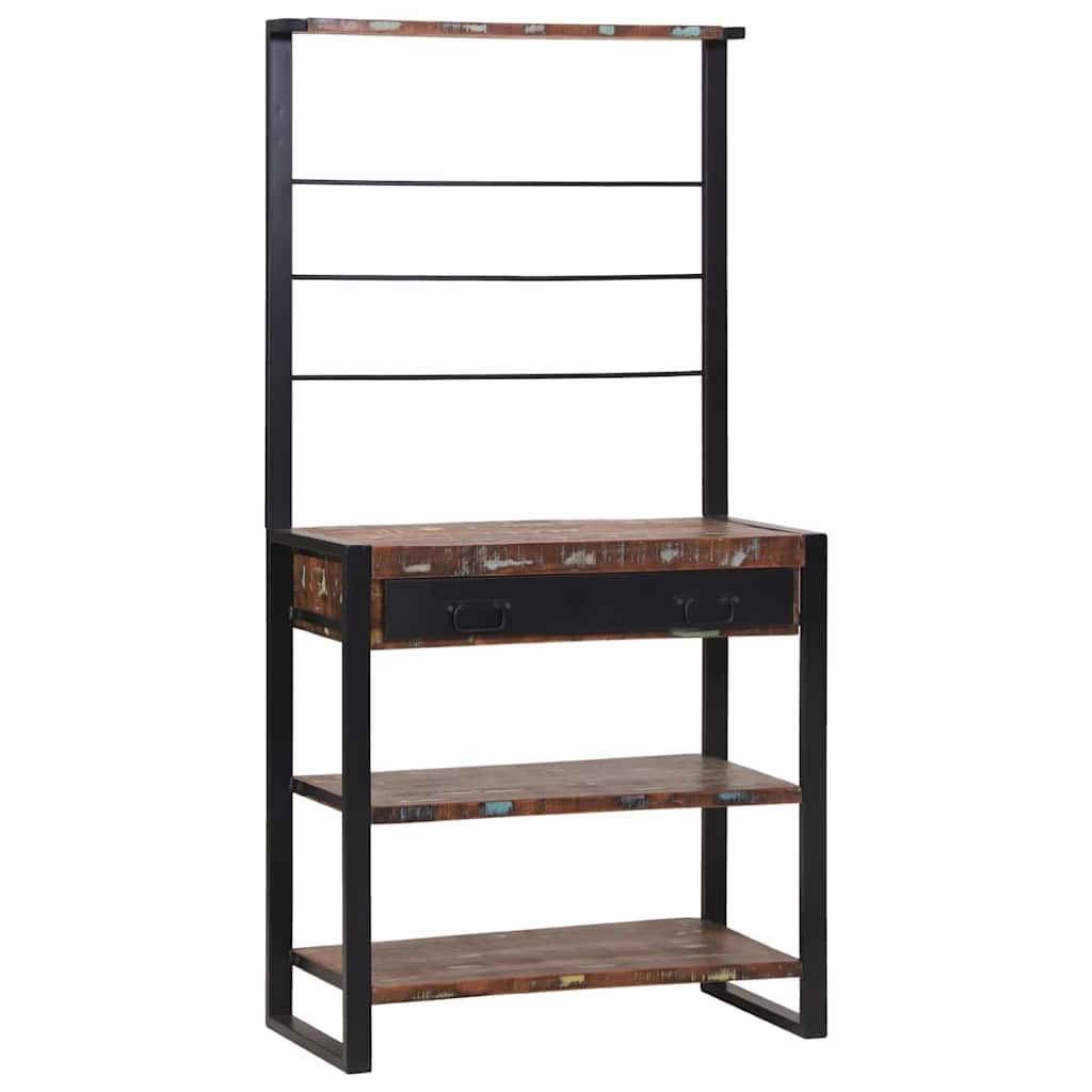 vidaXL Ράφι κουζίνας Πολύχρωμο 80 x 40 x 160 cm