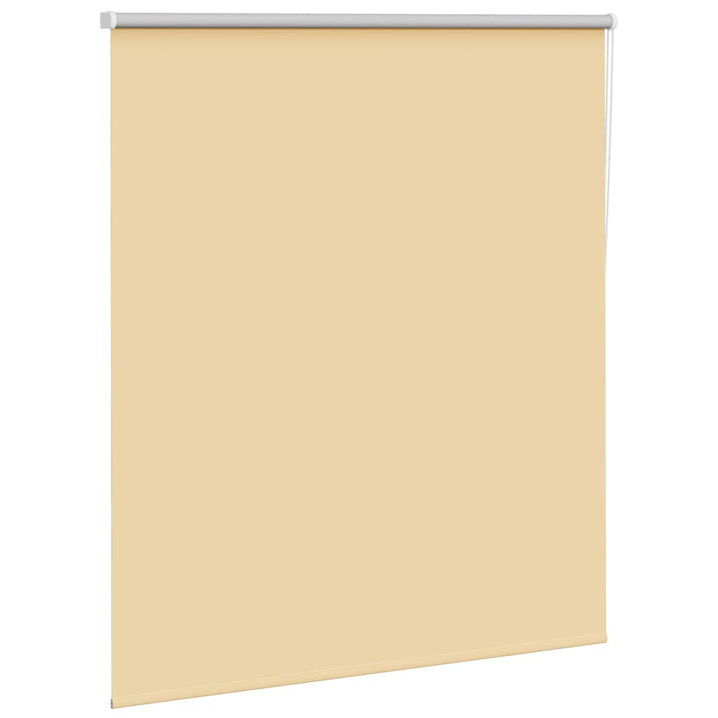 vidaXL Roller Blind Blackout Μπεζ 130x150 cm Πλάτος υφάσματος 126,6cm