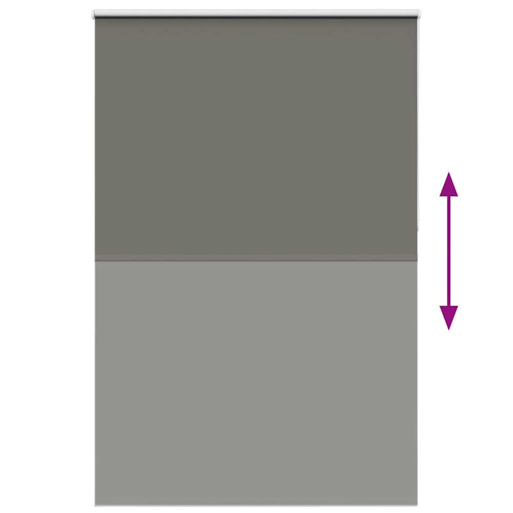 vidaXL Roller Blind Blackout γκρί 160x210 cm Πλάτος υφάσματος 156,6cm