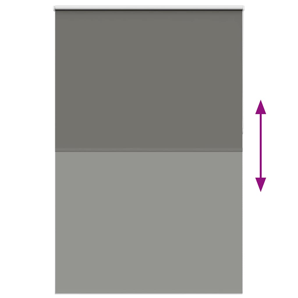 vidaXL Roller Blind Blackout γκρί 165x210 cm Πλάτος υφάσματος 161,6cm