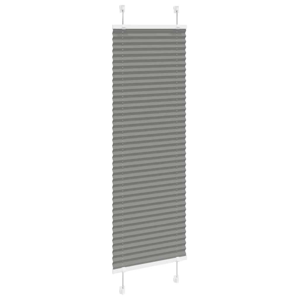 vidaXL Πλισέ περσίδα Ανθρακί 50x100 cm Πλάτος υφάσματος 49,4 cm
