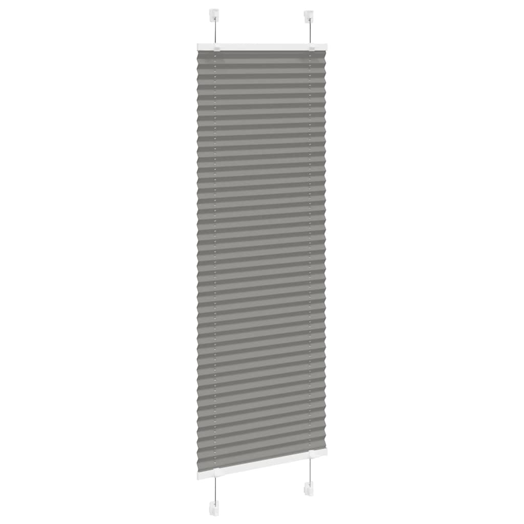 vidaXL Πλισέ περσίδα Ανθρακί 40x150 cm Πλάτος υφάσματος 39,4 cm