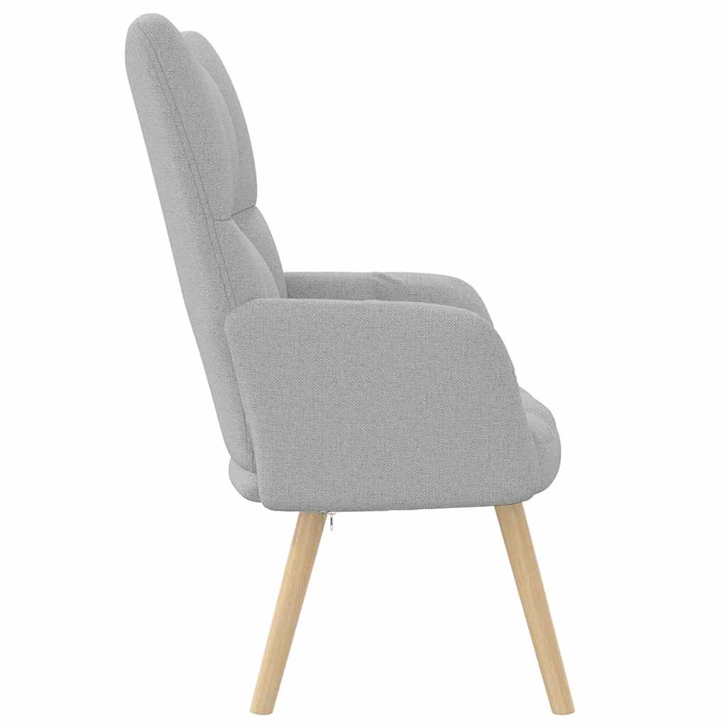 vidaXL Καρέκλα χαλάρωσης Cloud Grey Fabric
