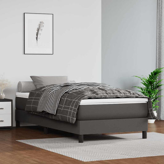 vidaXL Στρώμα με Pocket Springs για Παιδιά Μεσαίας Σκληρότητας 80x160 εκ Συνθετικό Δέρμα