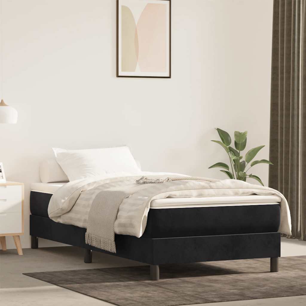vidaXL Στρώμα με Pocket Springs 100 x 220 x 20 εκ. Μαύρο