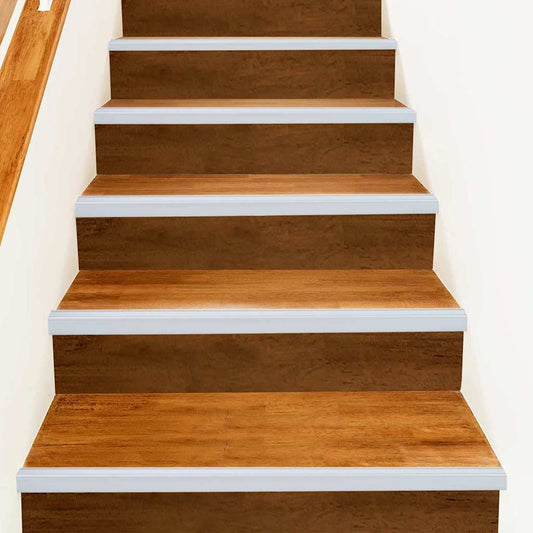 vidaXL Προστατευτικά ακμών σκάλας 10 pcs Ασημί 67 x 3.5 x 3 εκ