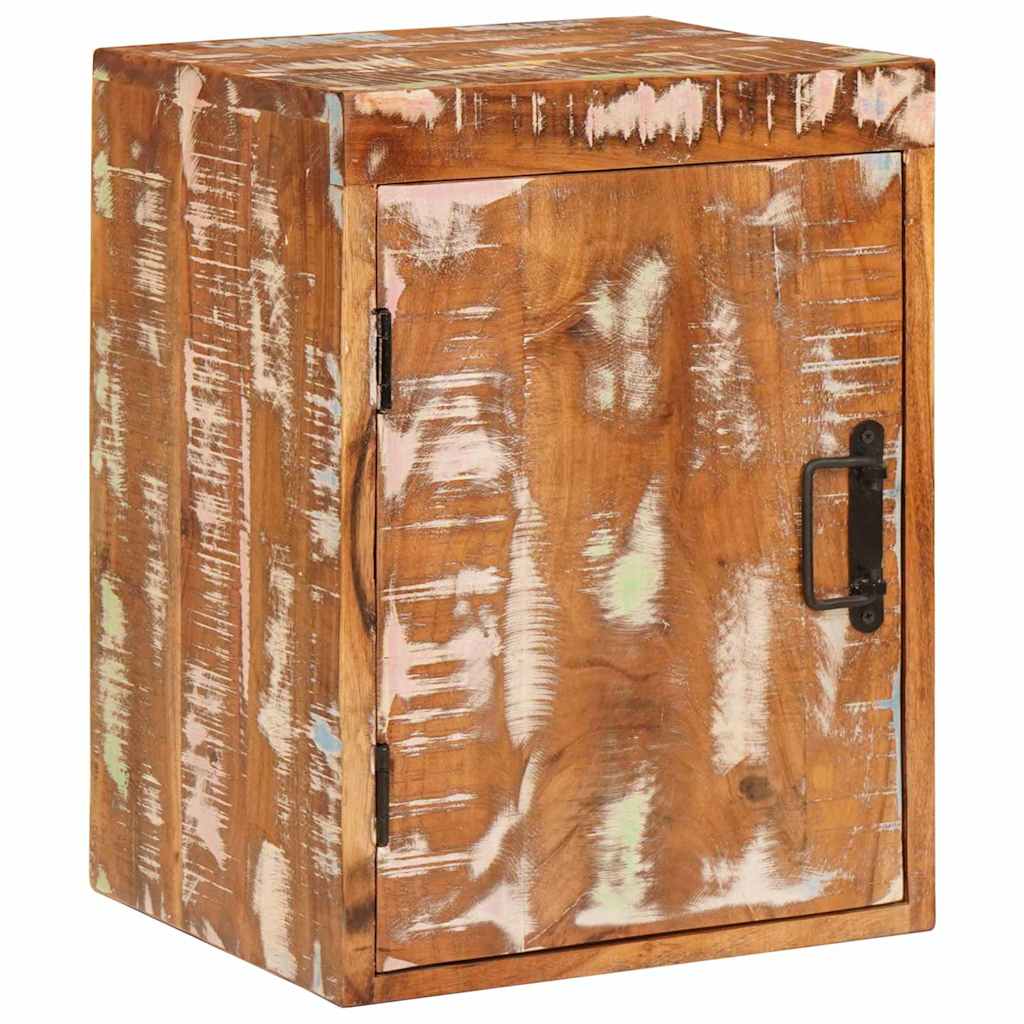 vidaXL Κομοδίνο 2 pcs Καφέ 35 x 33 x 48 εκ Ανακτημένο Στερεό Ξύλο