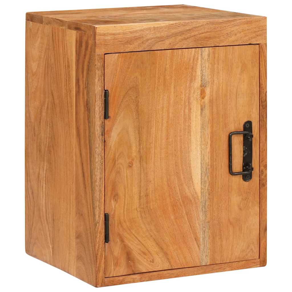 vidaXL Κομοδίνο Καφέ 35 x 33 x 48 εκ Σταθερό Ξύλο Ακακίας