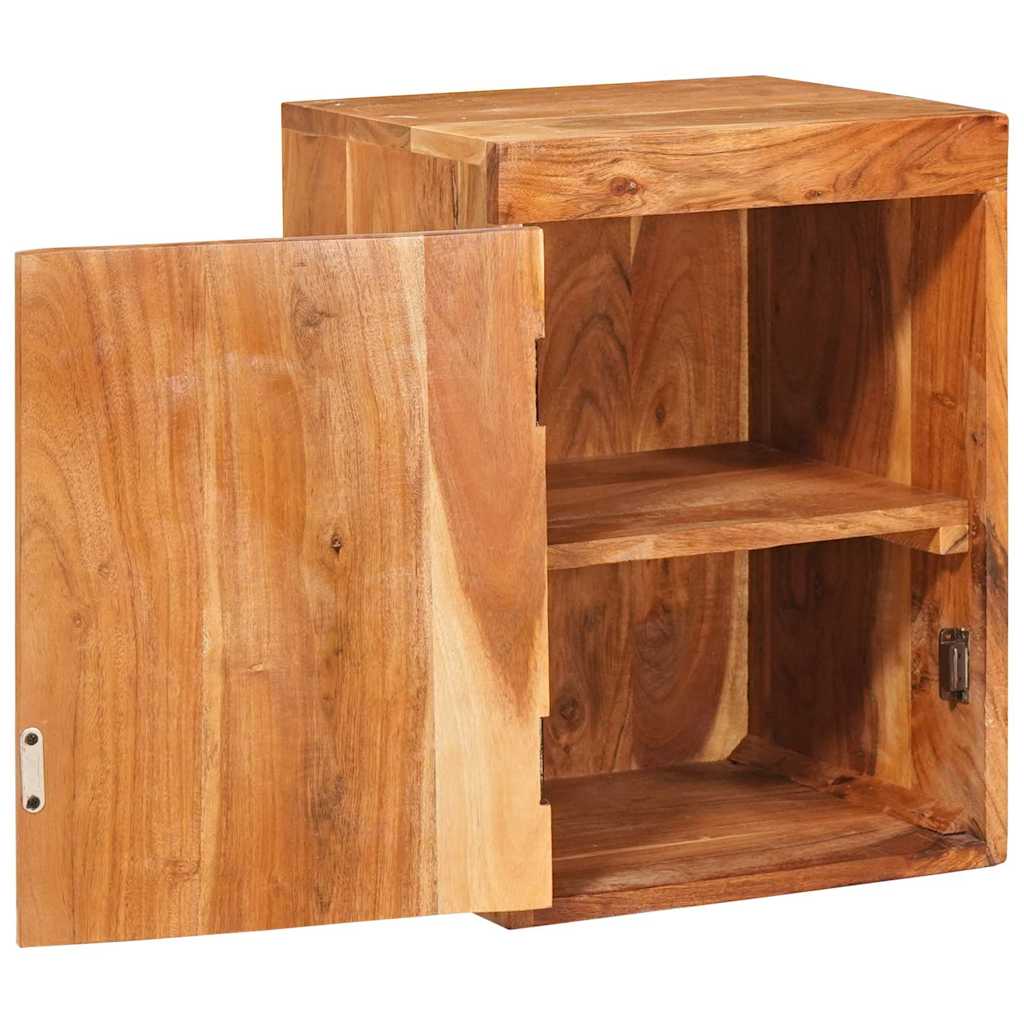vidaXL Κομοδίνο Καφέ 35 x 33 x 48 εκ Σταθερό Ξύλο Ακακίας