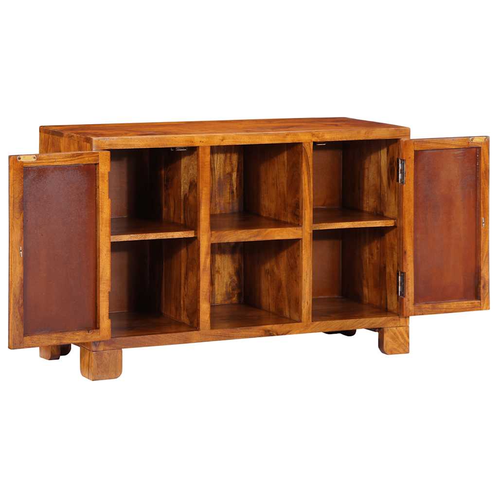 vidaXL Sideboard Πολύχρωμο 90x35x60 μασίφ ξύλο ακακίας