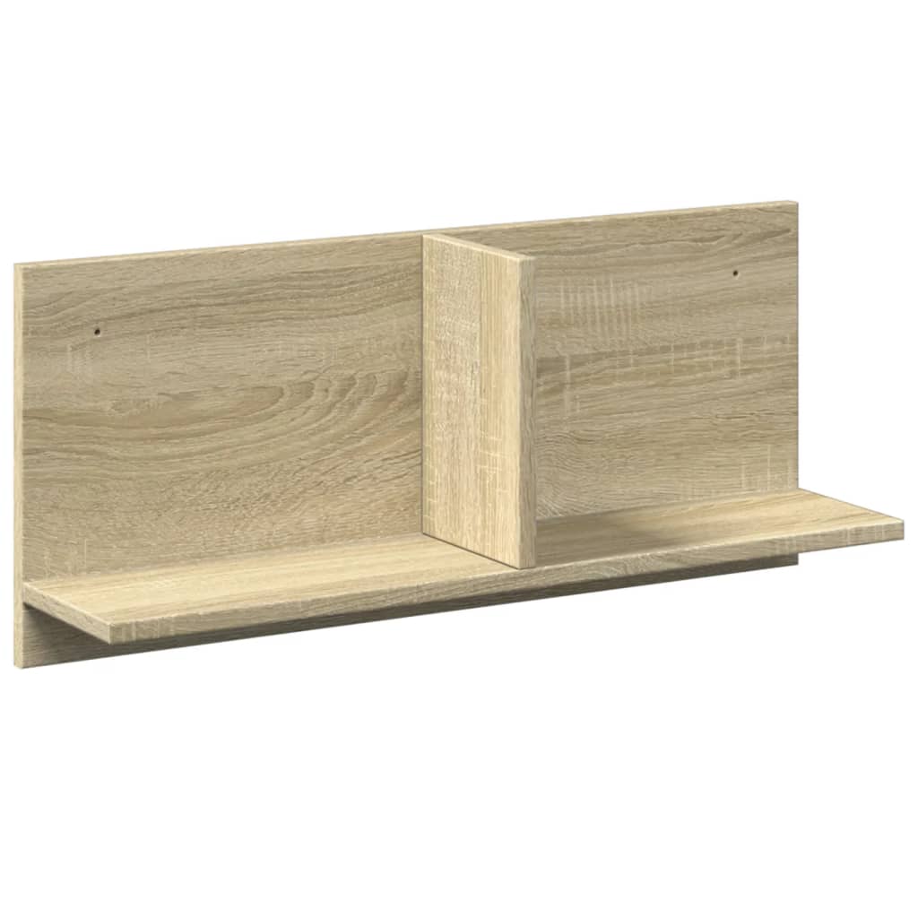 vidaXL Ντουλάπι Τοίχου Sonoma Δρυς 70x16,5x30 εκ. Επεξεργασμένο Ξύλο