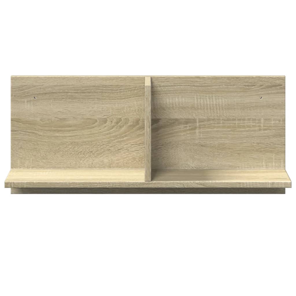 vidaXL Ντουλάπι Τοίχου Sonoma Δρυς 70x16,5x30 εκ. Επεξεργασμένο Ξύλο