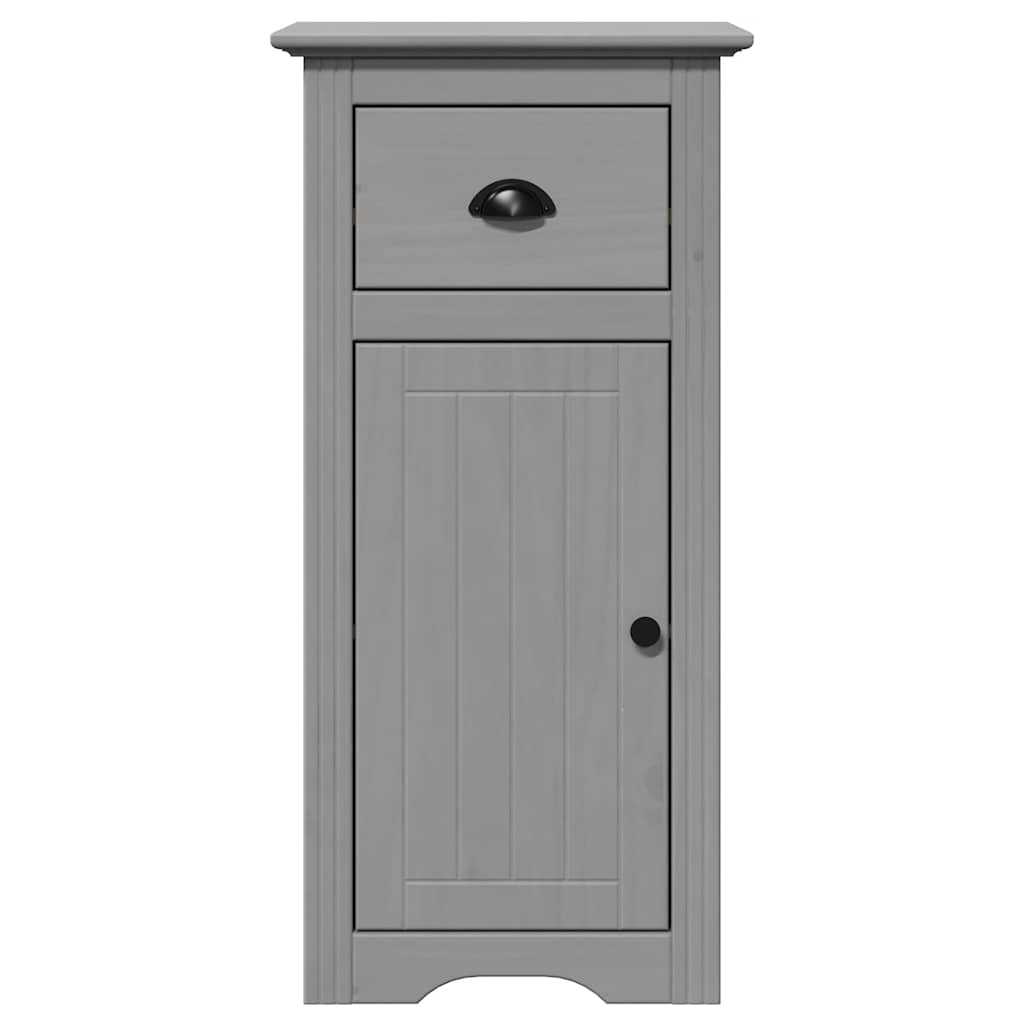 vidaXL Ντουλάπι μπάνιου BODO Γκρι 44x30x90 cm