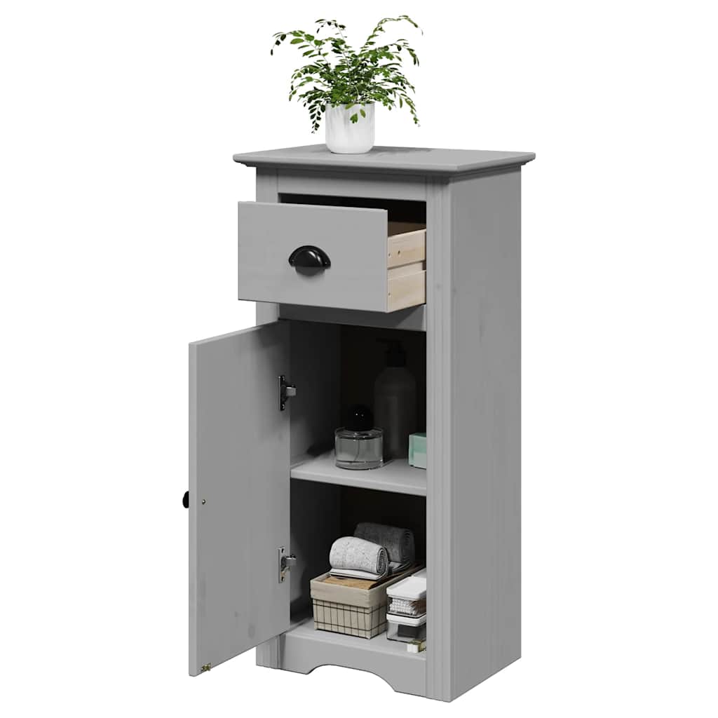 vidaXL Ντουλάπι μπάνιου BODO Γκρι 44x30x90 cm