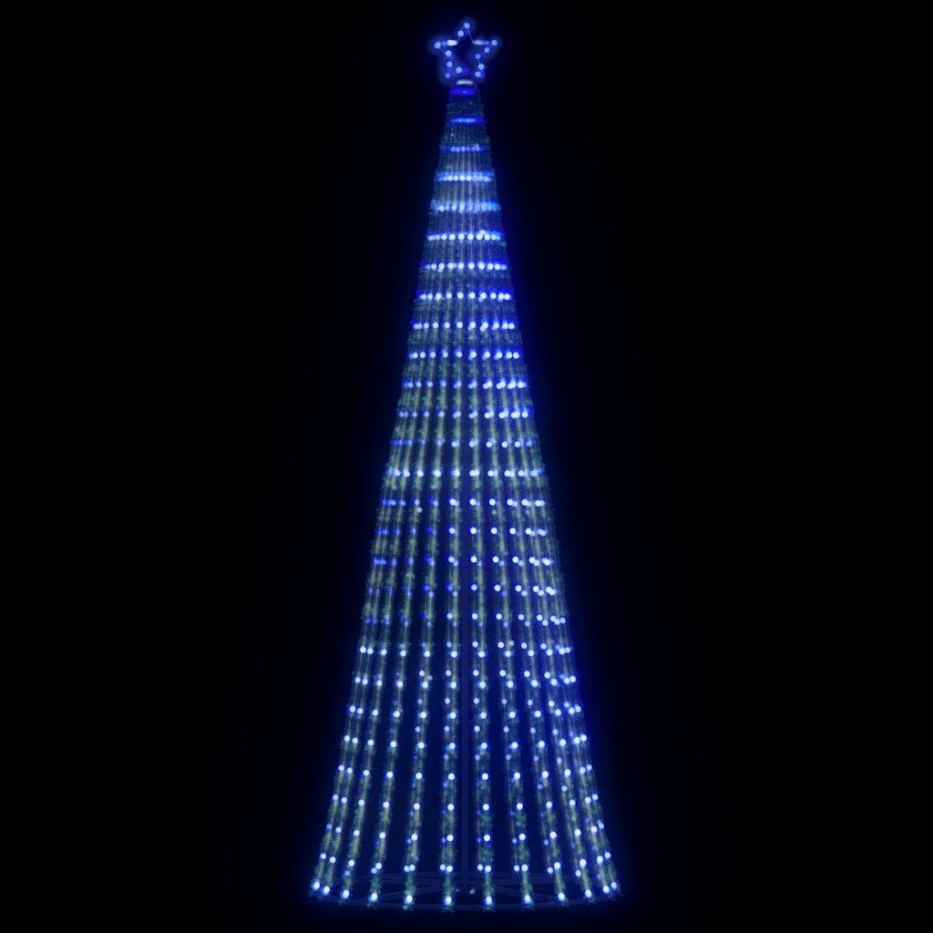 vidaXL Χριστουγεννιάτικο δέντρο LED 475 LED μπλε 247 εκ.