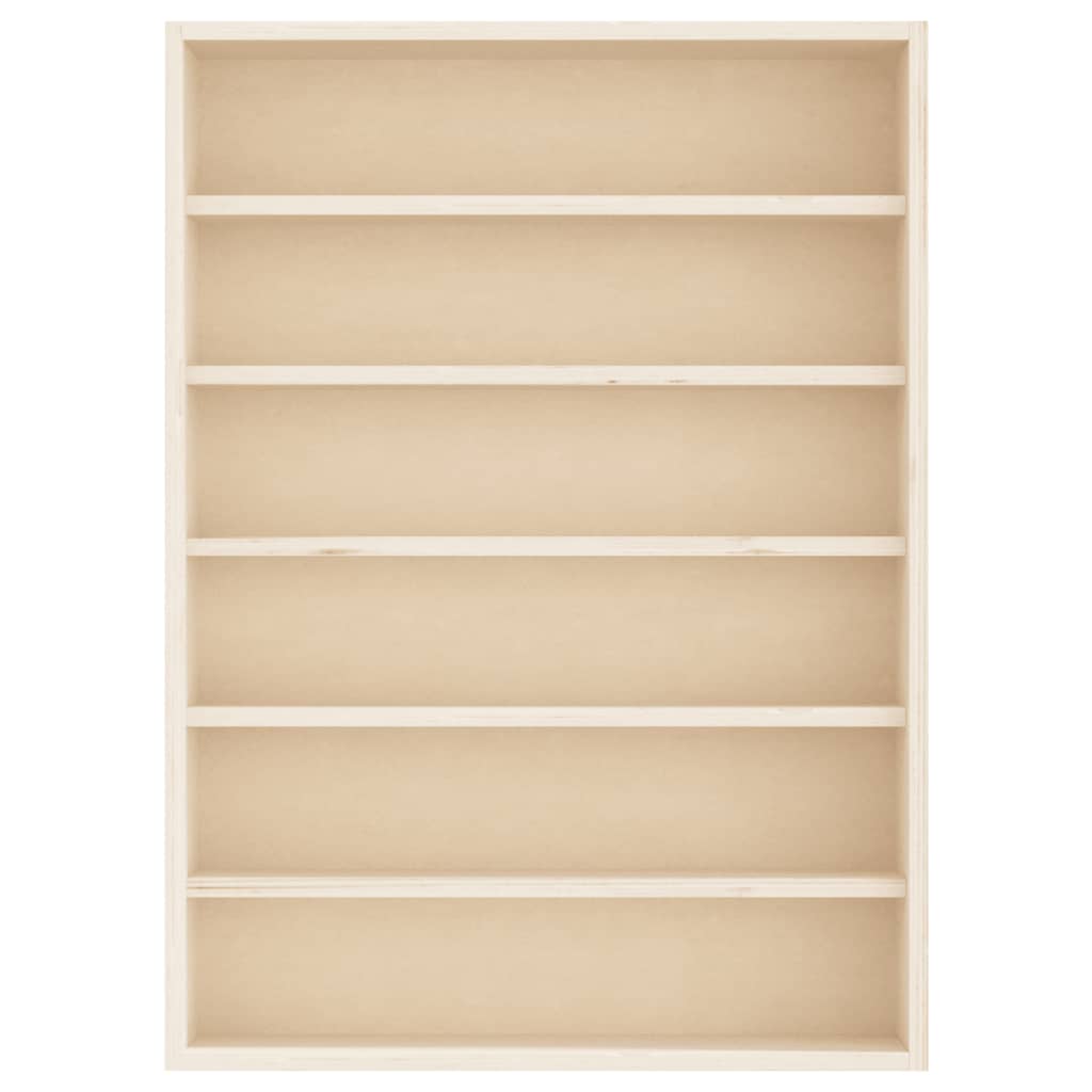 vidaXL Ξύλινη συλλεκτική βιτρίνα με 6 ράφια 40x8,5x55 εκ.