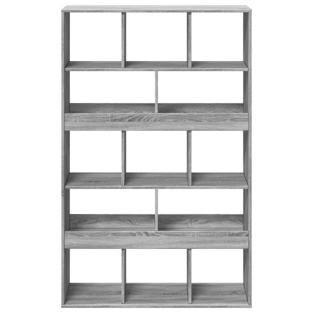 vidaXL Βιβλιοθήκη Γκρι Sonoma 100x33x156,5εκ. από Επεξεργ. Ξύλο