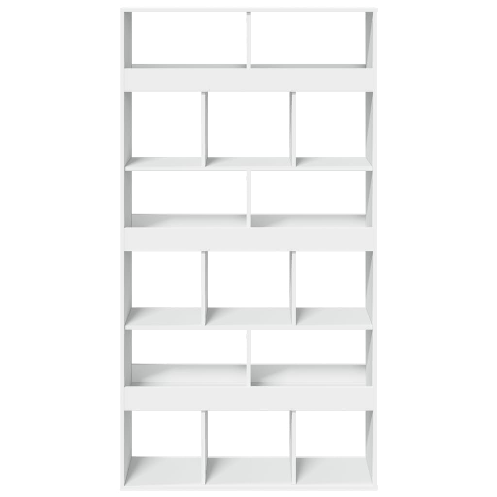vidaXL Βιβλιοθήκη Λευκή 100x33x187,5 εκ. Επεξ. Ξύλο