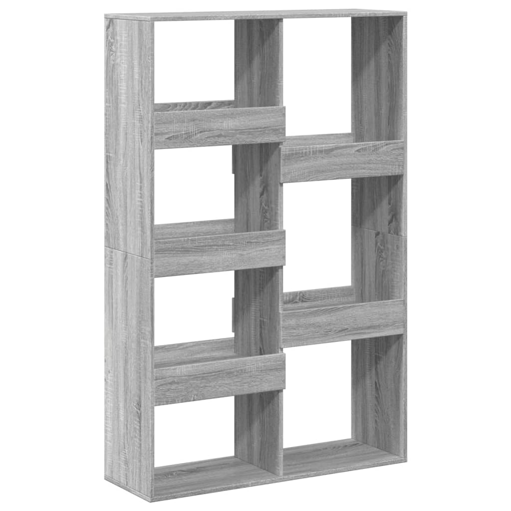 vidaXL Βιβλιοθήκη Γκρι Sonoma 100x33x155,5 εκ. από Επεξεργ. Ξύλο