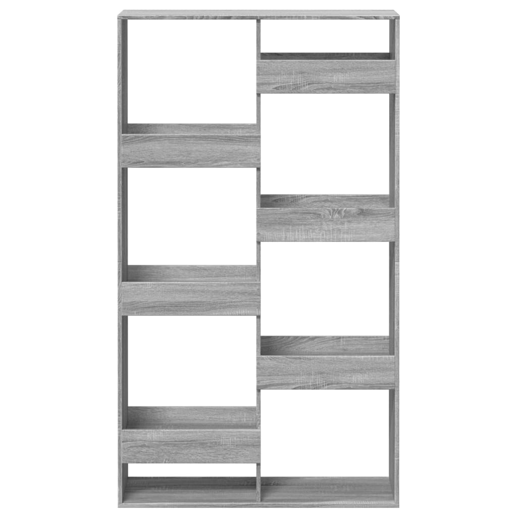 vidaXL Βιβλιοθήκη Γκρι Sonoma 100x33x175 εκ. από Επεξεργ. Ξύλο