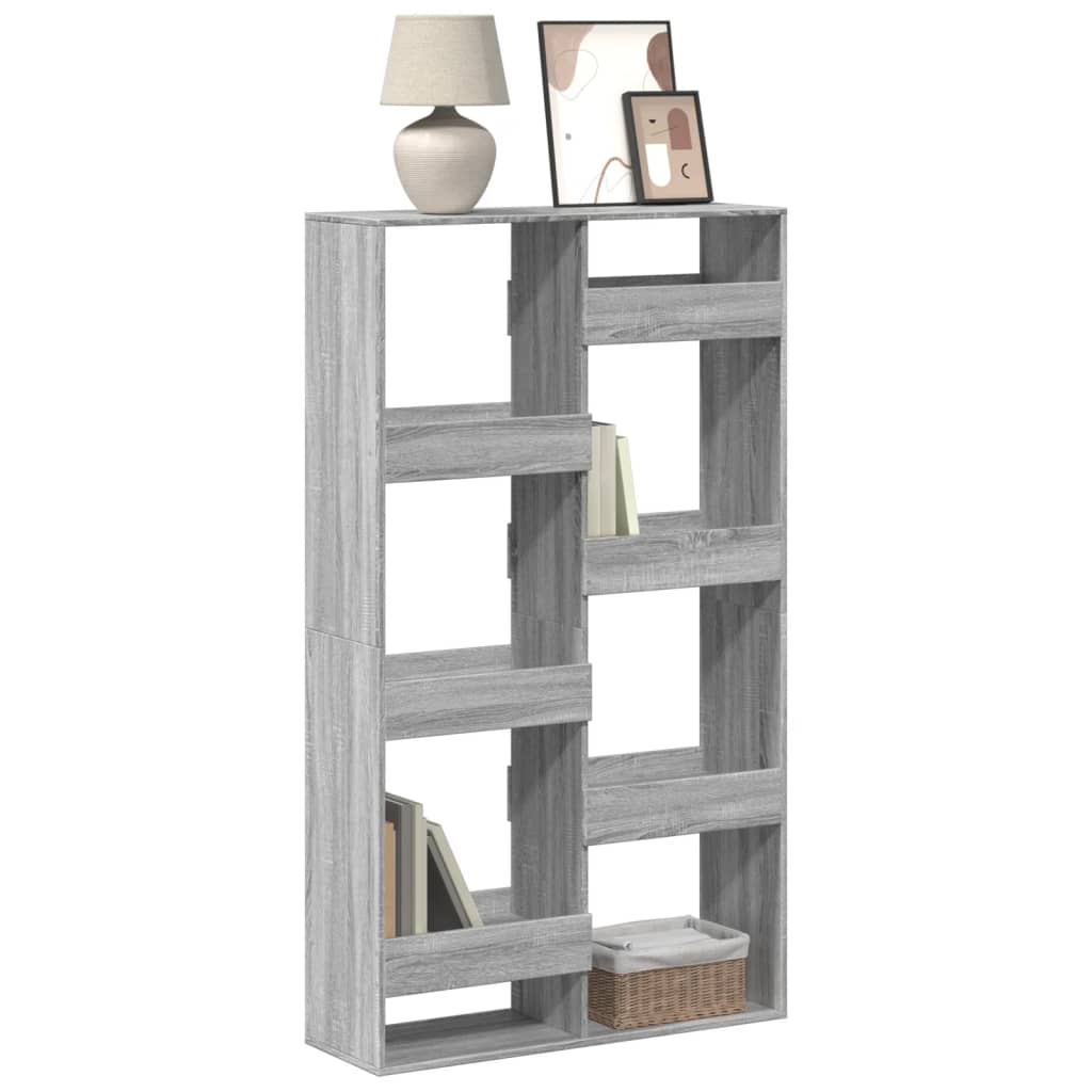 vidaXL Βιβλιοθήκη Γκρι Sonoma 100x33x175 εκ. από Επεξεργ. Ξύλο