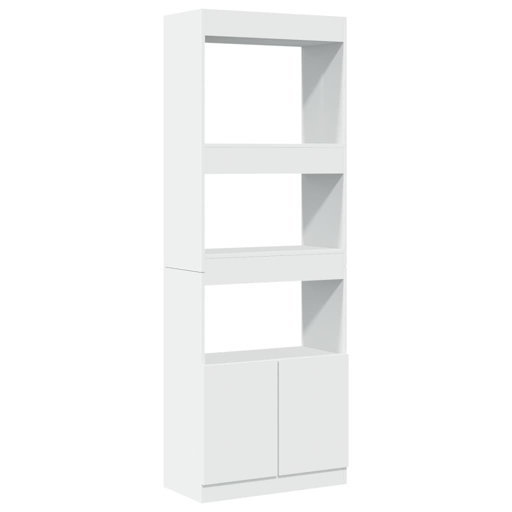 vidaXL Ντουλάπι Λευκό 63x33x180 εκ. από Επεξεργασμένο Ξύλο