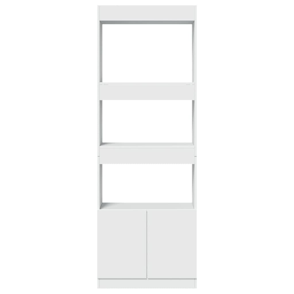vidaXL Ντουλάπι Λευκό 63x33x180 εκ. από Επεξεργασμένο Ξύλο