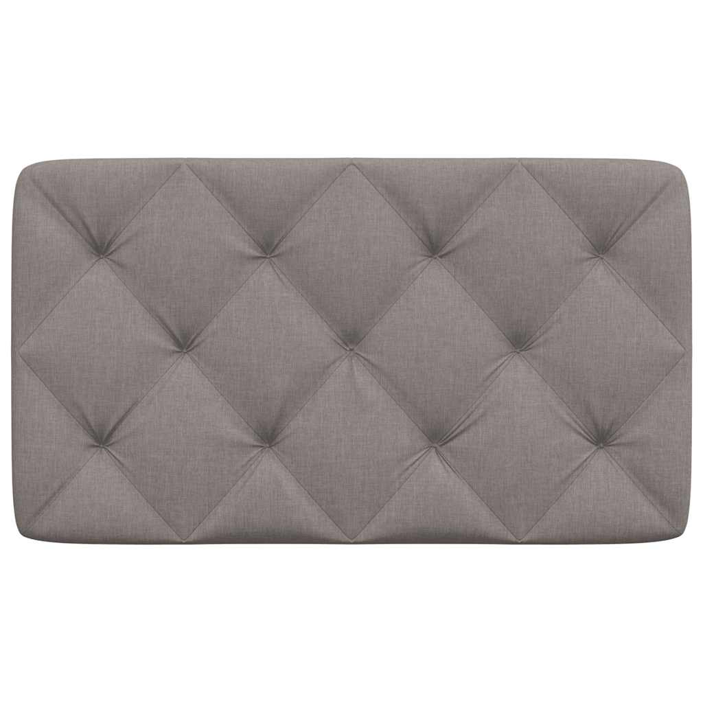 vidaXL Μαξιλάρι για Κεφαλάρι Taupe 90 εκ. Υφασμάτινο