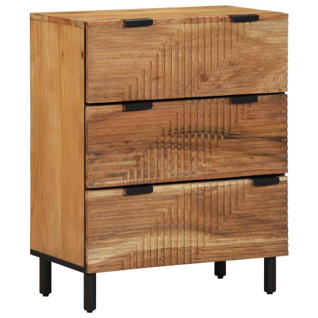 vidaXL Σετ Μπουφέδων 3 τμχ. 180 x 33 x 75 εκ. Στερεό Ξύλο Ακακίας