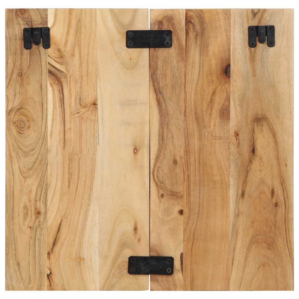 vidaXL Κομοδίνο 50x27x50 εκ. από Μασίφ Ξύλο Ακακίας