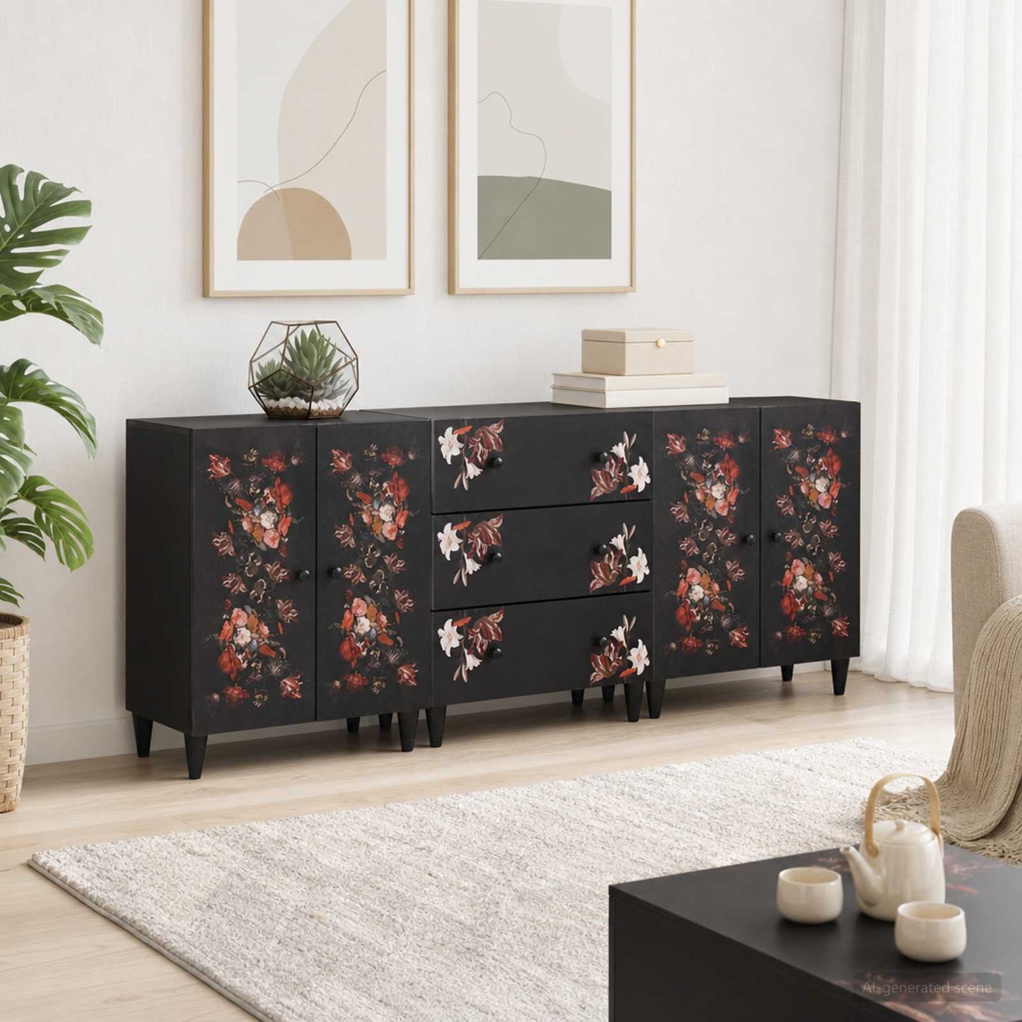 vidaXL Ντουλάπες Αποθήκευσης 3 τμχ. 180 x 33 x 75 εκ.
