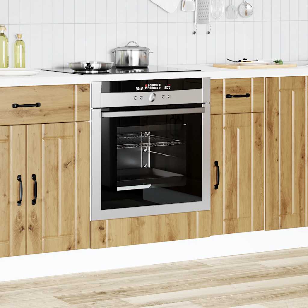 ντουλάπι φούρνου vidaXL "Lucca" Artisan Oak Engineered Wood