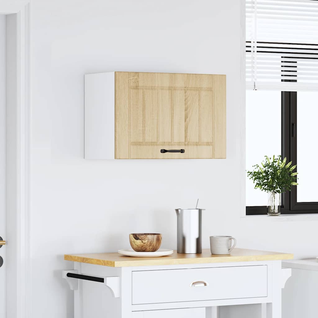 vidaXL ντουλάπι τοίχου κουζίνας "Lucca" Sonoma Oak Engineered Wood