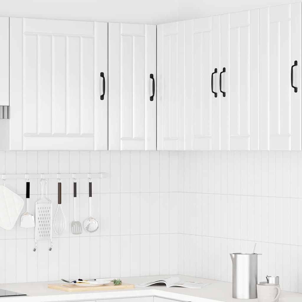 vidaXL Γωνιακό ντουλάπι τοίχου κουζίνας "Lucca" High Gloss White
