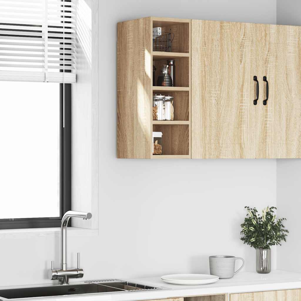 vidaXL κρεμαστό ντουλάπι Riga Sonoma Δρυς 20x29,5x60εκ.