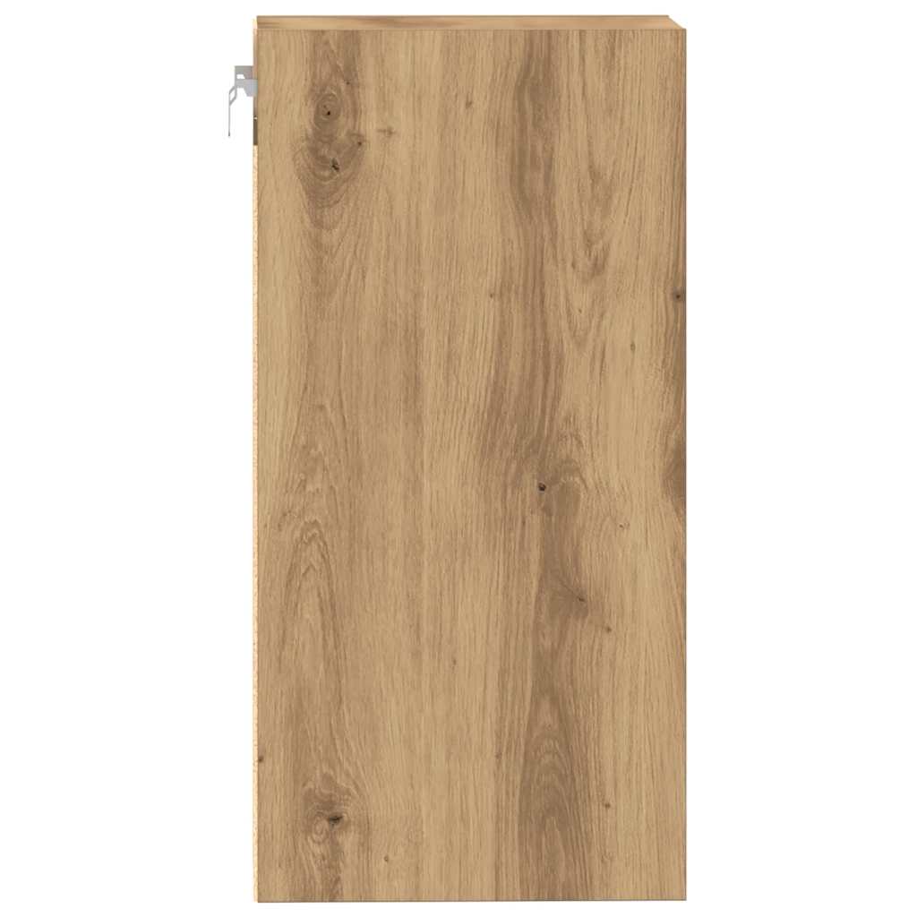 vidaXL κρεμαστό ντουλάπι Riga Artisan Oak 30x29,5x60 cm