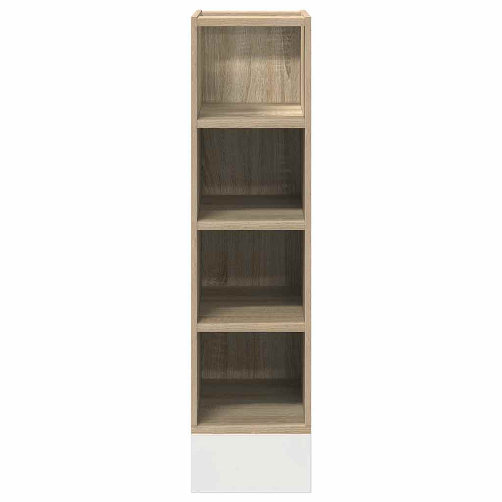 vidaXL Ντουλάπι Δαπέδου Riga Sonoma Δρυς 20x44,5x81,5 εκ. Ξύλο