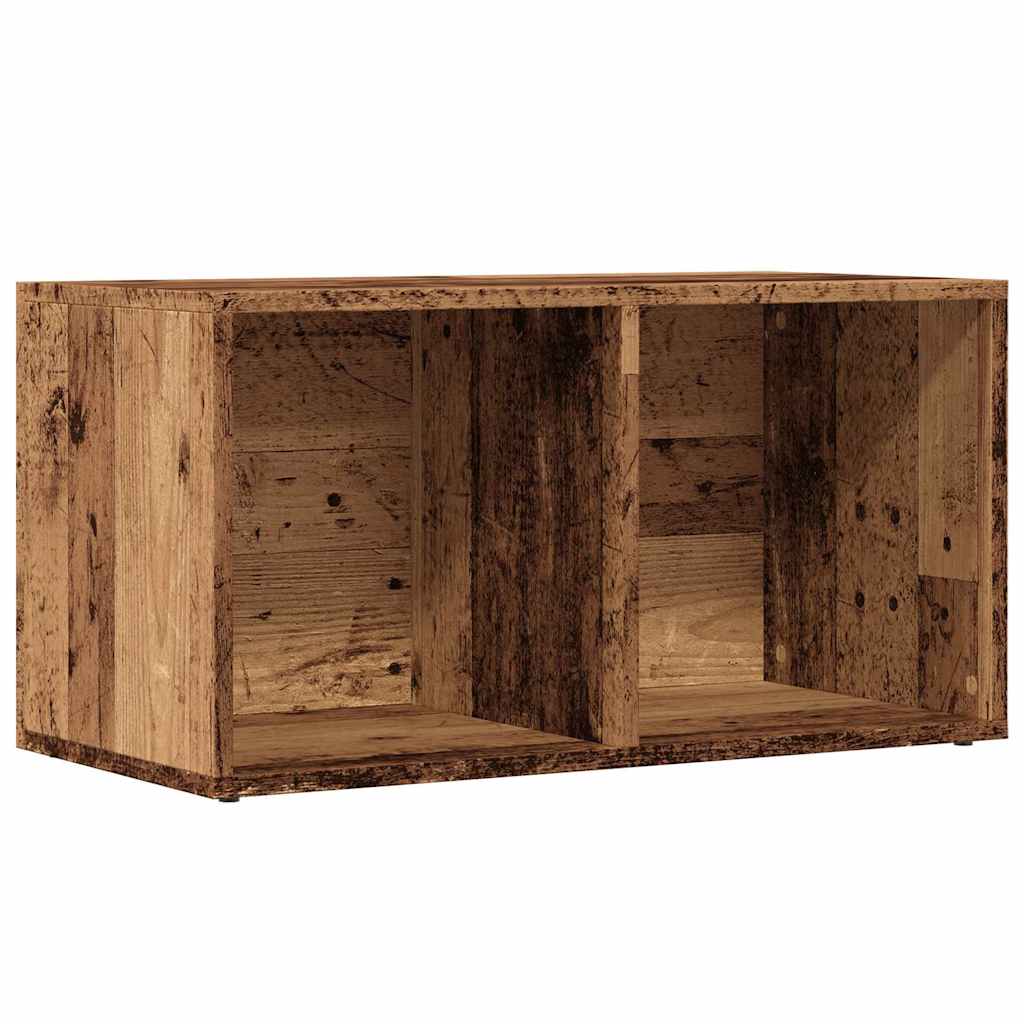 vidaXL LP Κουτί Αποθήκευσης Όψη Παλαιού Ξύλου 69,5x34x36 εκ. Επεξ.Ξύλο