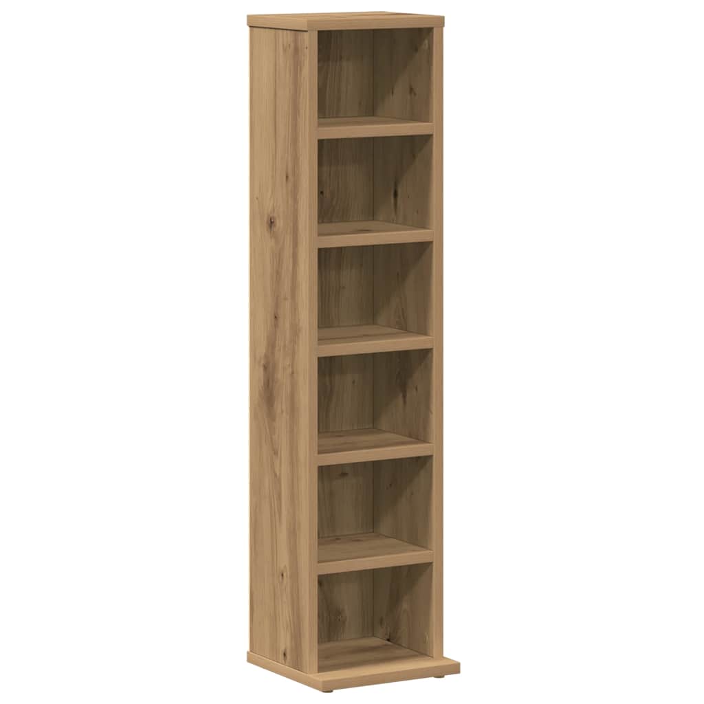 vidaXL Ντουλάπι CD Artisan Oak 21x20x88 cm Κατασκευασμένο ξύλο