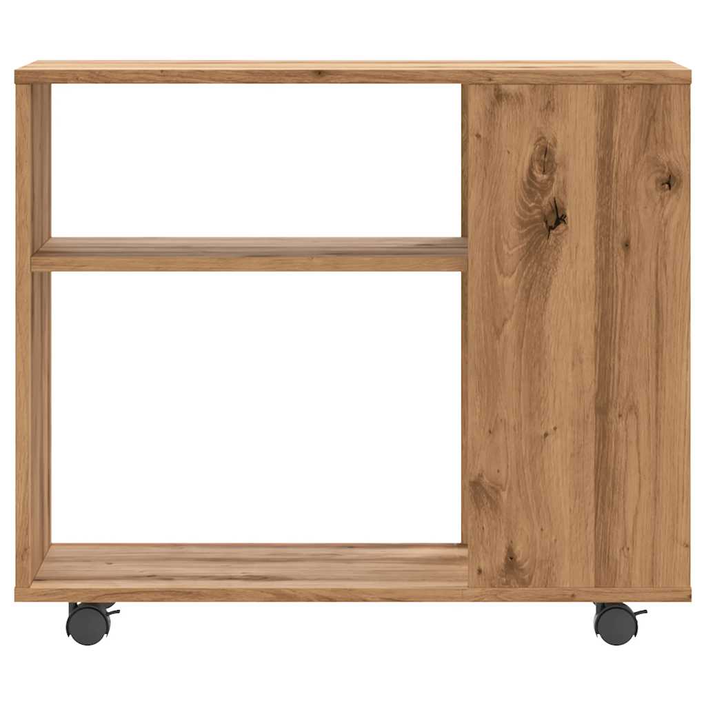vidaXL Side Table Artisan Oak 70x35x55 cm Κατασκευασμένο ξύλο