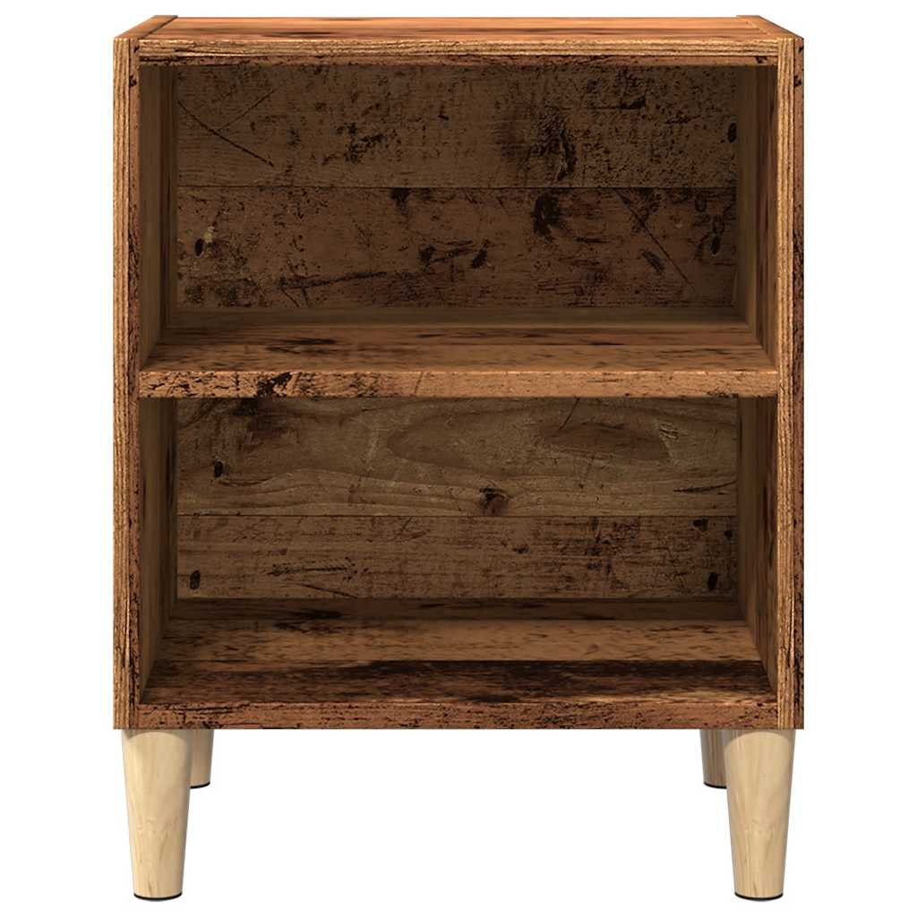 vidaXL Κομοδίνα 2 τεμάχια Παλιό ξύλο 40x30x50 cm Κατασκευασμένο ξύλο