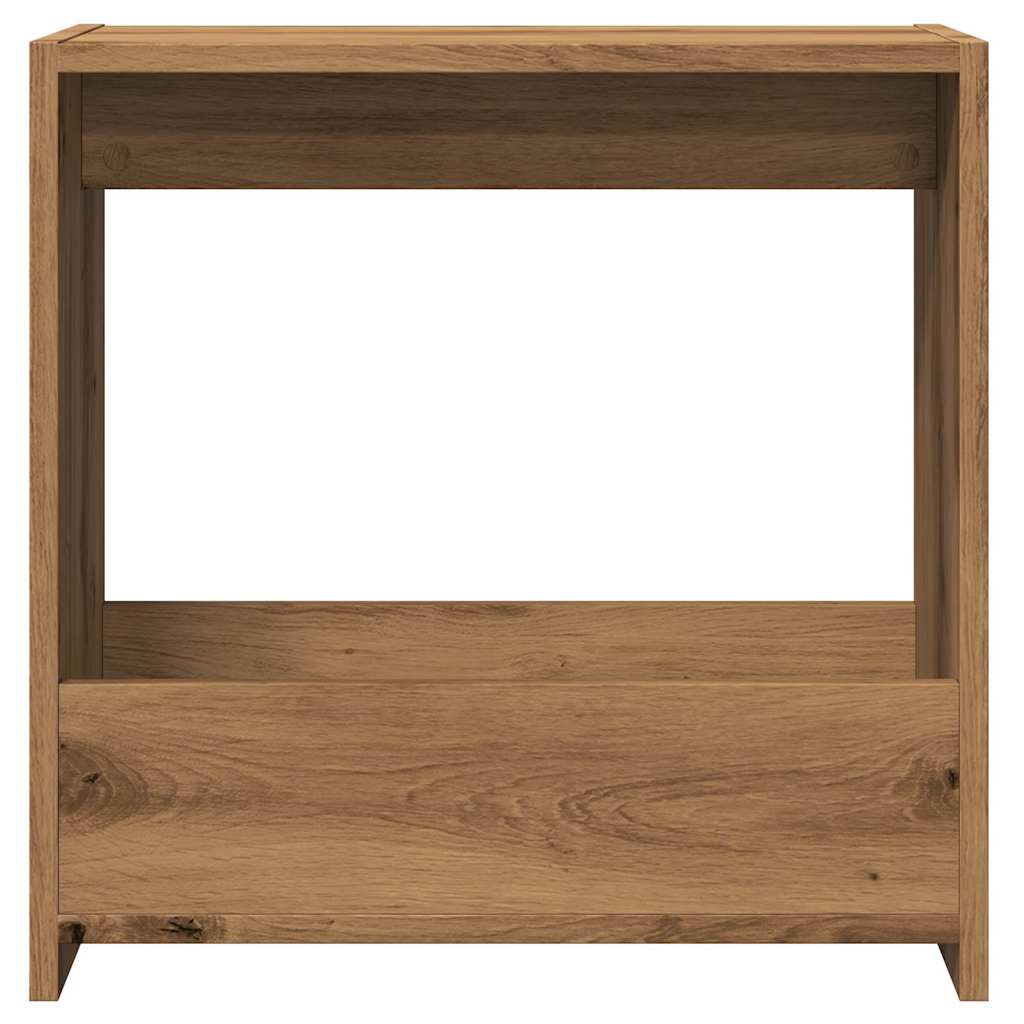 vidaXL Side Table Artisan Oak 50x26x50 cm Κατασκευασμένο ξύλο