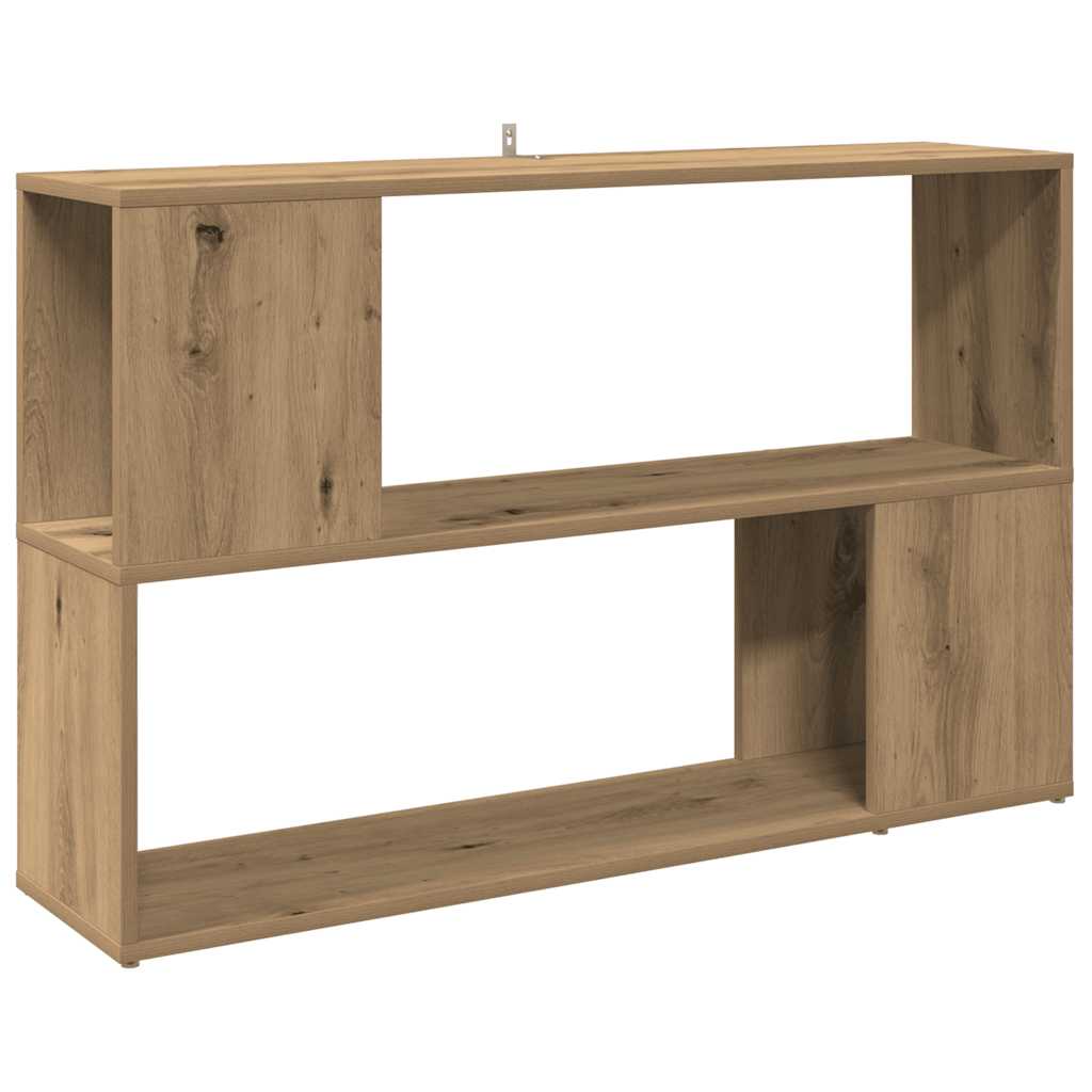 vidaXL Βιβλιοθήκη Αρτισιανή Δρυς 100x24x63 εκ. Επεξεργ. Ξύλο