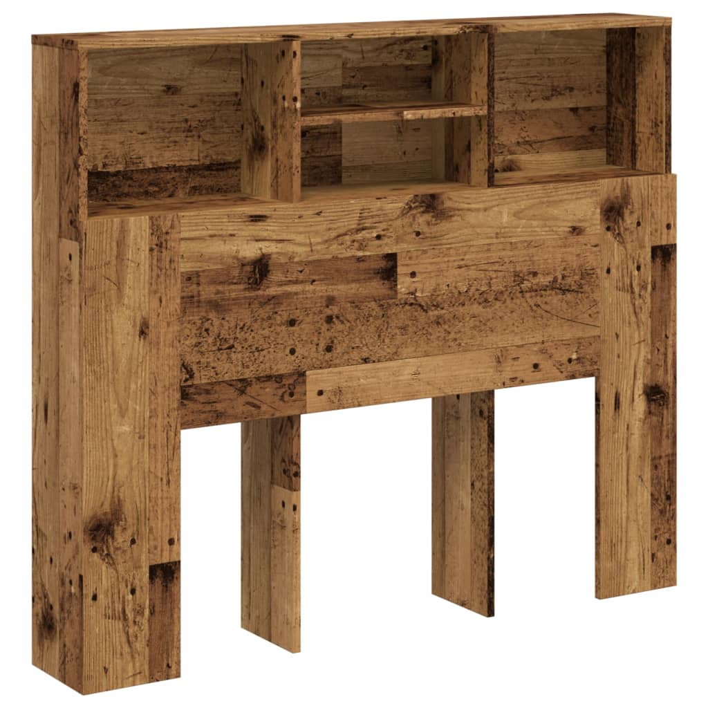 vidaXL Κεφαλάρι Με Αποθηκευτικό Χώρο 120x19x103,5 εκ. Επεξ. Ξύλο