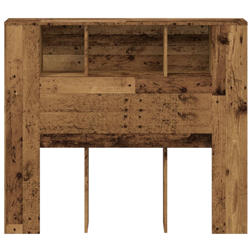 vidaXL Κεφαλάρι Με Αποθηκευτικό Χώρο 120x19x104,5 εκ. Επεξ. Ξύλο